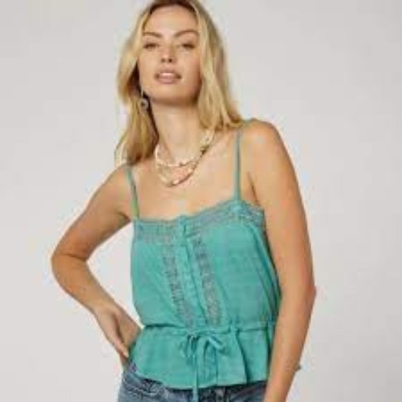 NWT O'Neill Sunbeam Tank in Teal XS - Picture 2 of 5